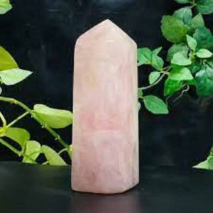 Pink Rose Quartz Crystal Stone