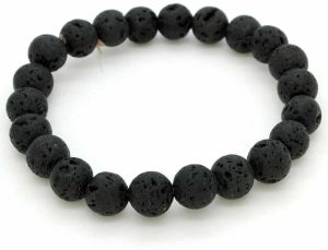 Round Lava Stone Bracelet