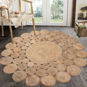 Plain Braided Jute Rug