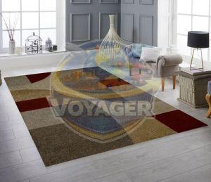 Art Silk Moroccan Pattern Hand Tufted Rug
