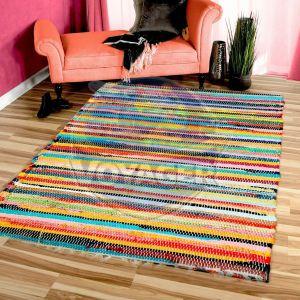 Cotton Striped Handloom Rug