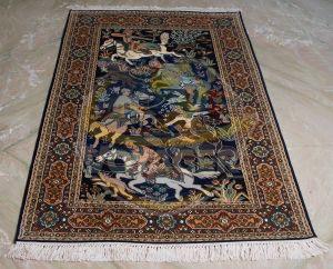 Silk Oriental Pattern Rug