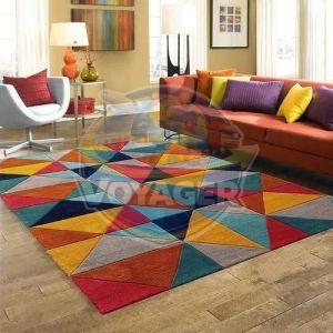 Wool Abstract Designer Hand Tufted Carpet