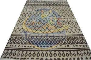 Wool Moroccan Flat Weave Carpet