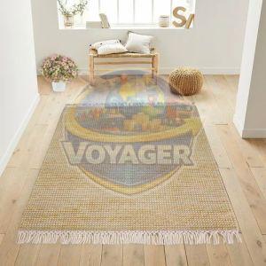 Wool Solid Color Flat Weave Rug