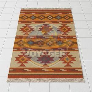Wool Tribal Flat Weave Carpet