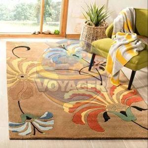 Wool Viscose Modern Hand Tufted Rug