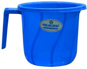 1 Liter Blue Plastic Mug
