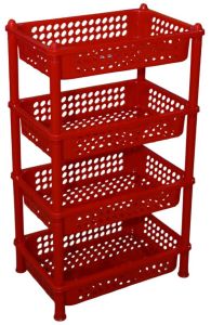 4 Tier Plastic Vegetable Rack