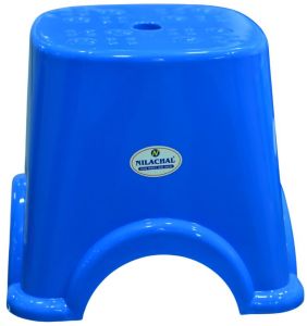 Blue Plastic Anchor Patla Stool