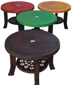 Modern Plastic Round Coffee Table