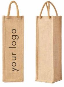Jute Wine Bag