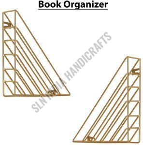 Metal Decorative Book Organizer