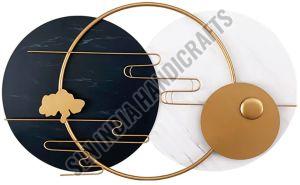 Modern Round Metal Wall Decore