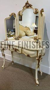 Classic European Style Three Panel Dressing Table