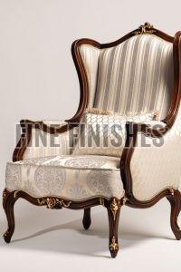 Classic Luxury Wooden Accent Chair