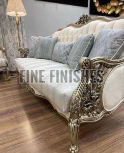 Luxury European Style Three Seater Living Room Sofa