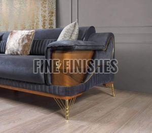 Modern Wooden Designer Living Sofa