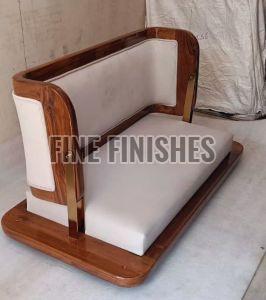 Modern Wooden Frame Upholstered Indoor Swing Seater