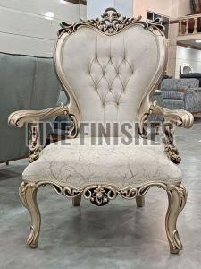 Royal Carved High Back Accent Chair