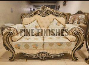 Royal Classic Ornamental Two Seater Living Room Sofa