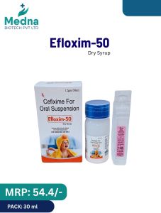 Cefixime 50mg Dry Syrup