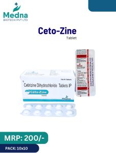 Cetirizine Dihydrochloride 10mg Tablets