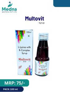 100ml L-Lysine with B-Complex Syrup