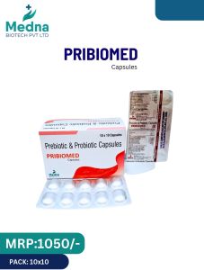 Pribiomed Prebiotic &AMP; Probiotic Capsules