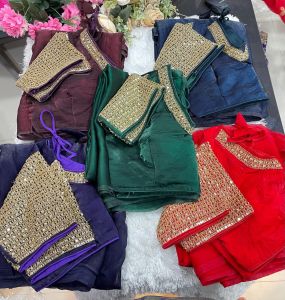 V Neck Printed Rayon Top