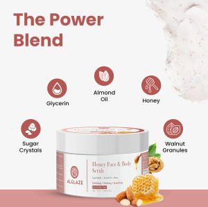 Alglaze Honey Face and  Body Scrub