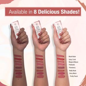 TNW Matte Velvet Spicy Coral Liquid Lipstick