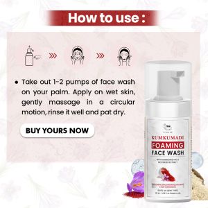 TNW Kumkumadi Foaming Face Wash