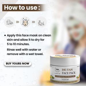 TNW De Tan Face Pack