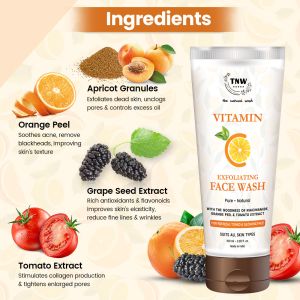 TNW Vitamin C Exfoliating Face Wash