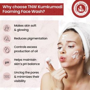 TNW Kumkumadi Foaming Face Wash