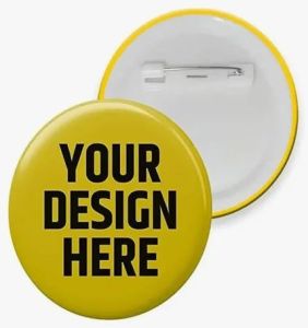 Printed Round Badge