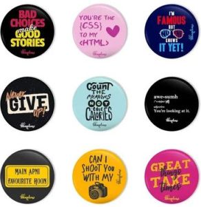 Metal Round Badge