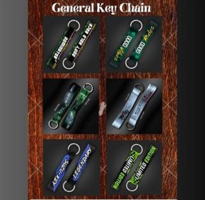 Fancy Fabric Keychain