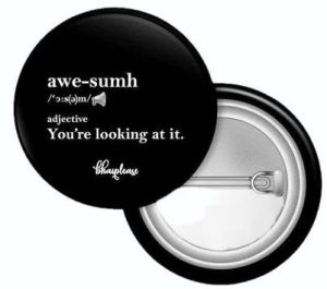 Fancy Round Badge