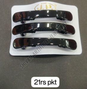 Black Plain Banana Hair Clip