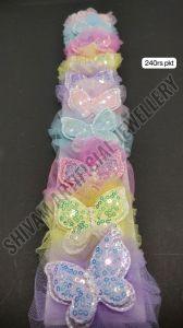Butterfly Net Sequin Hair Clip Set