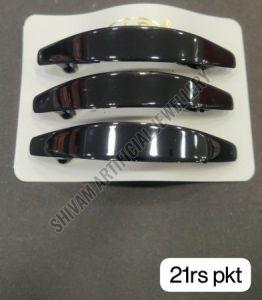 Classic Black Banana Hair Clip Set