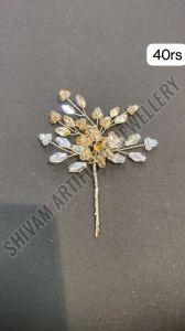 Crystal Floral Hair Pin