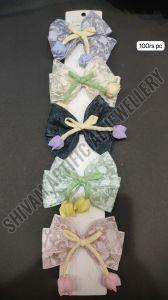 Floral Lace Bow Hair Clip