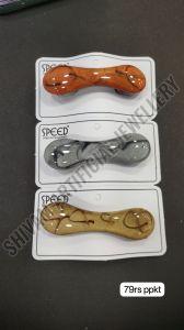 Glossy Marble Finish Banana Hair Clip