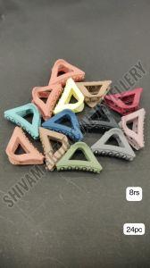 Matte Triangle Hair Claw Clip