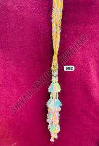 Multicolor Tassel Latkan with Beads