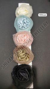 Organza Rose Fabric Hair Clip