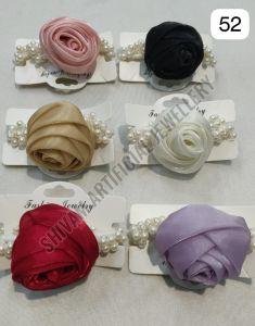 Pearl Chain Rose Hair Clip